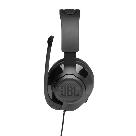 JBL Quantum 300 - Black - Hybrid wired over-ear PC gaming headset with flip-up mic - Detailshot 7 image number null